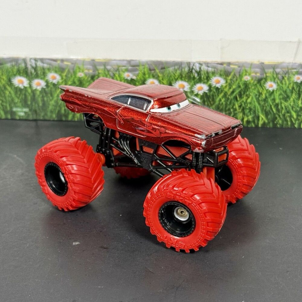 Disney Pixar Cars Custom Monster Truck Red Ramone 1:64 Scale Used See Photos
